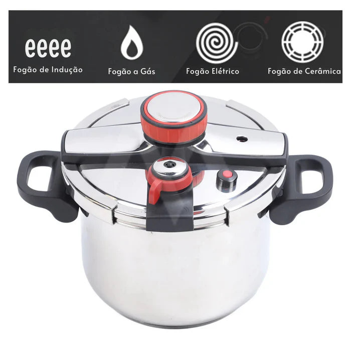 (compre 1 leve 2) Panela De Pressão Aço Inoxidável - À Prova De Explosão (OFERTA LIMITADA)